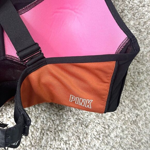 Pink Sports Bra Women’s XL Rust Orange Cross-back - Picture 5 of 5